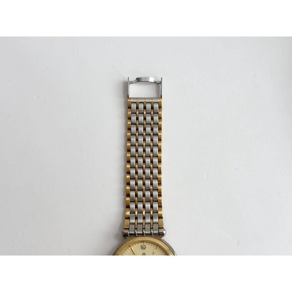 WYLER Diamond Dual Gold & Silver T Quartz Vintage Wristwatch - 27mm - WORKS! main image 10